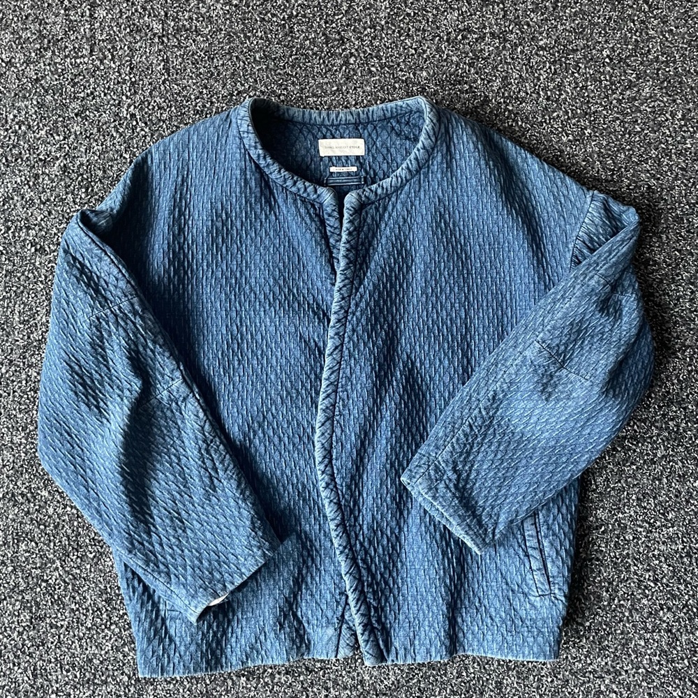 Isabel Marant Etoile Denim Quilted Jacket sz 38